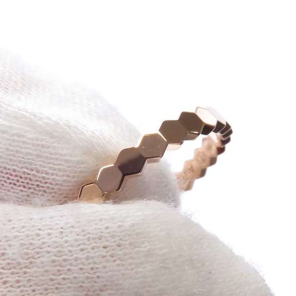 Chaumet Ring Be My Love Collection Honeycomb Ring K18PG Pink Gold - Picture 6 of 8